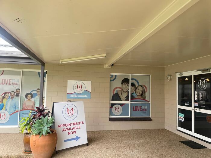 My Family Dental Townsville clinic entrance on Thuringowa Drive